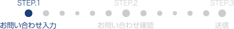 お問い合わせ内容入力