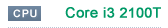 CPU Core i3 2100T