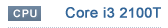 CPU Core i3 2100T